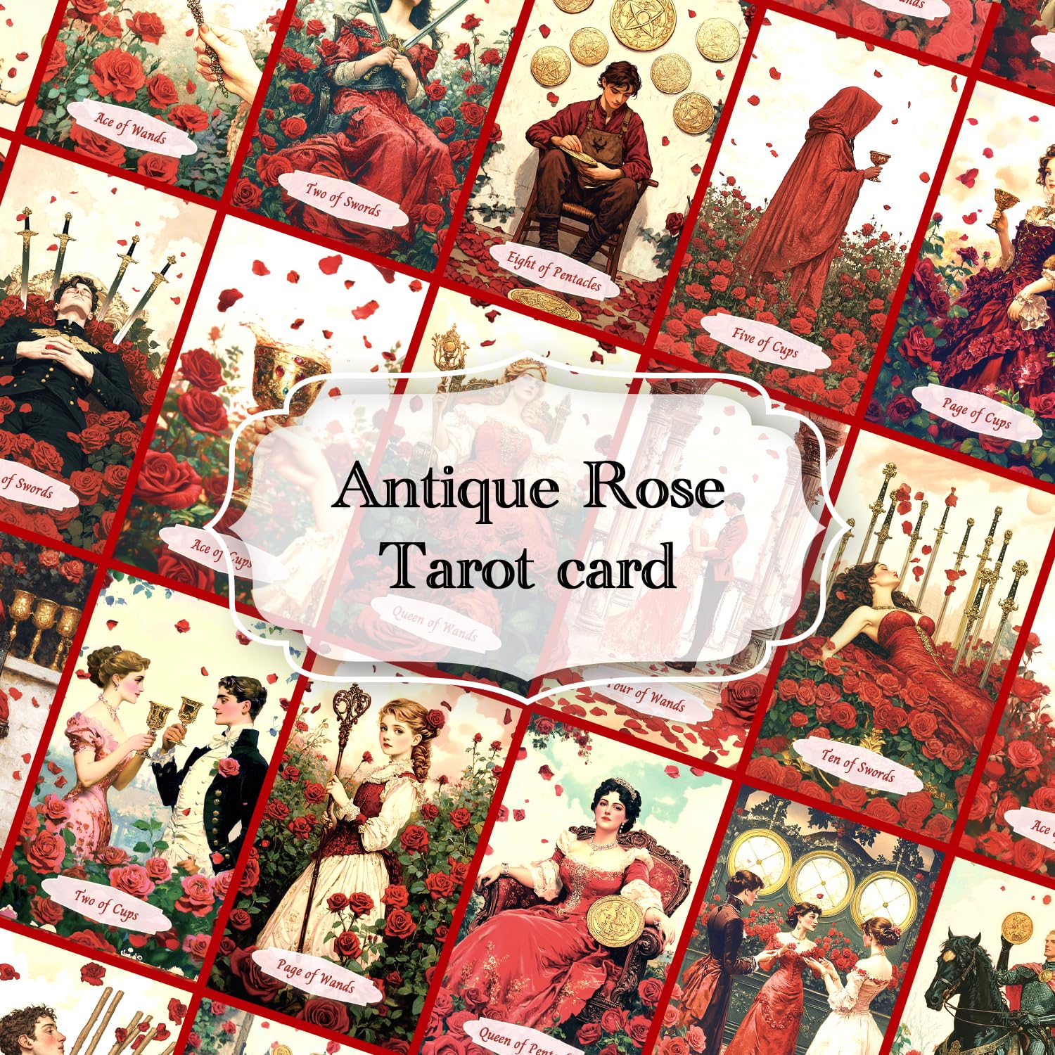 Amazon.co.jp: 【正規品】Antique Rose Tarot タロットカード